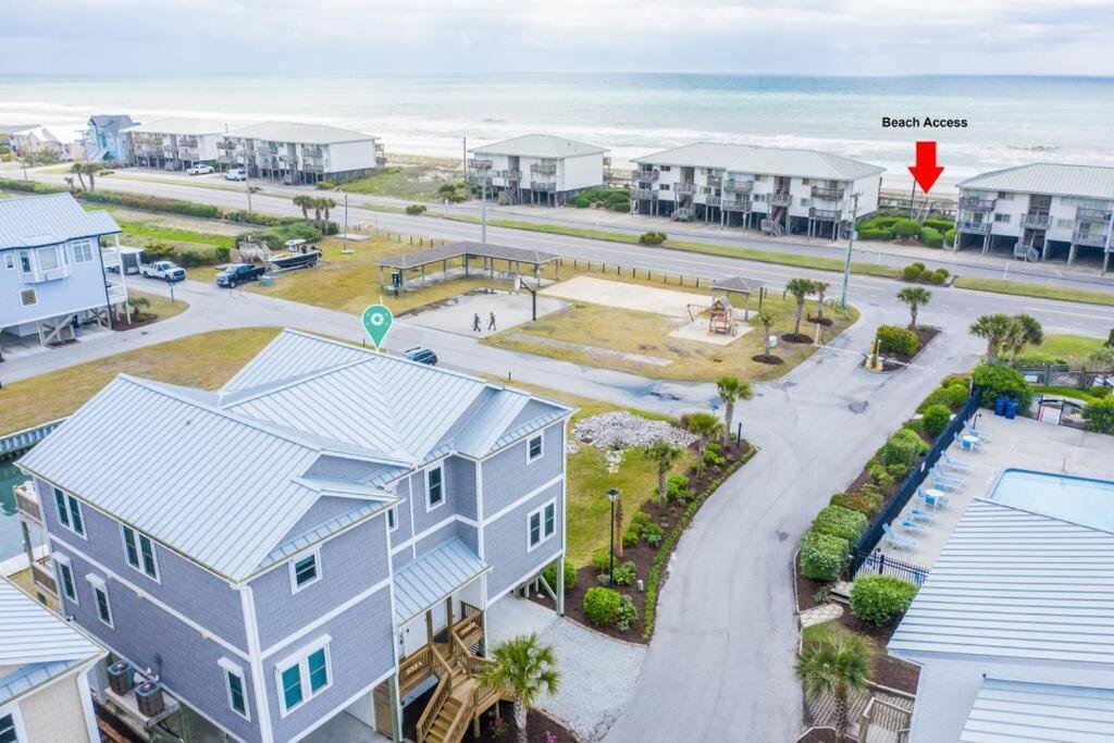 Waterfront*Steps To Beach*Boat Launch*Kayaks*Pools Villa Topsail Beach Eksteriør bilde